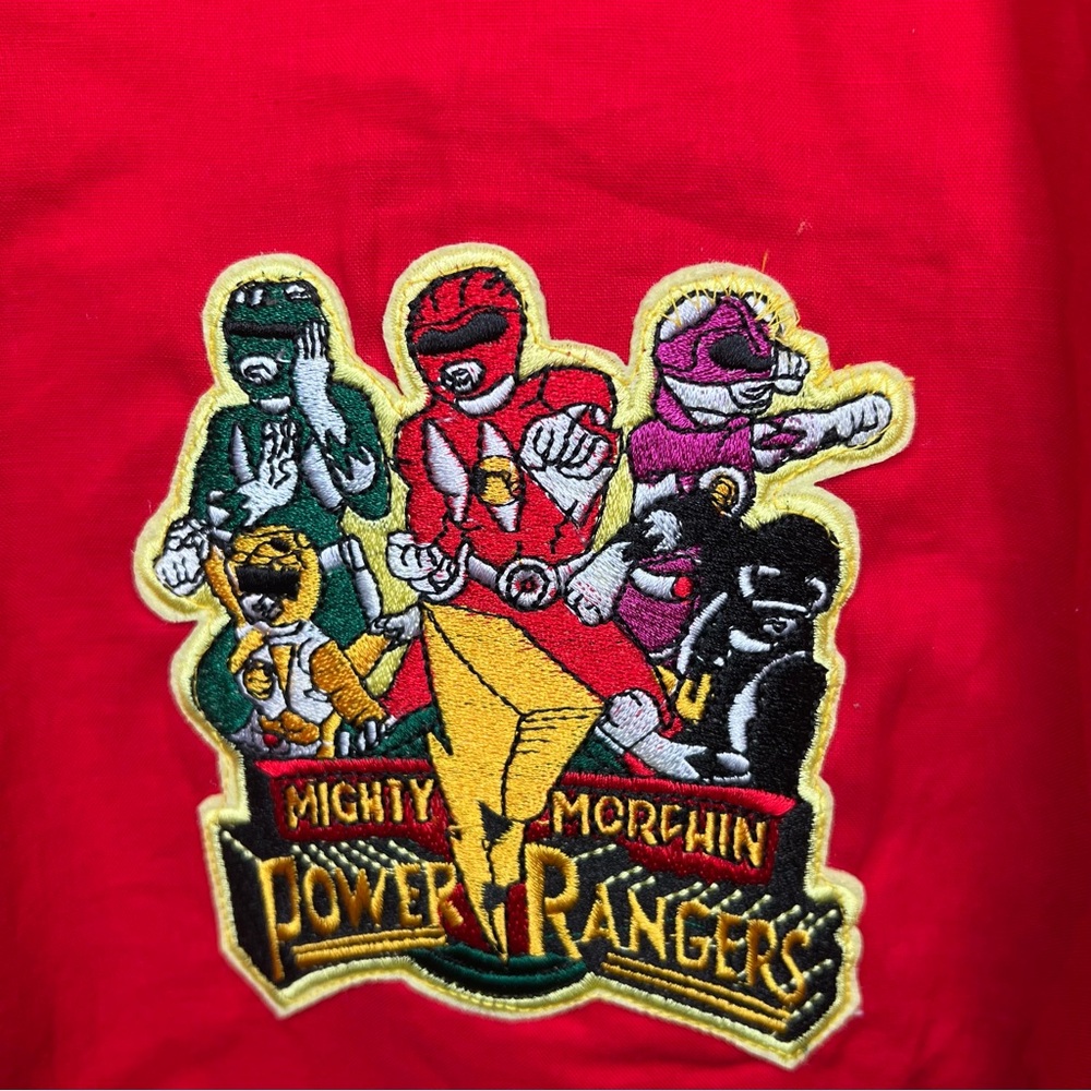 Power Rangers Reversible Cape Red Yellow One size Handmade - Picture 7 of 13